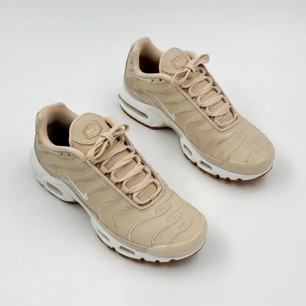 Nike Air Max Plus Premium Women's 6.5 Vachetta Tan Gum White Leather DZ2832-200